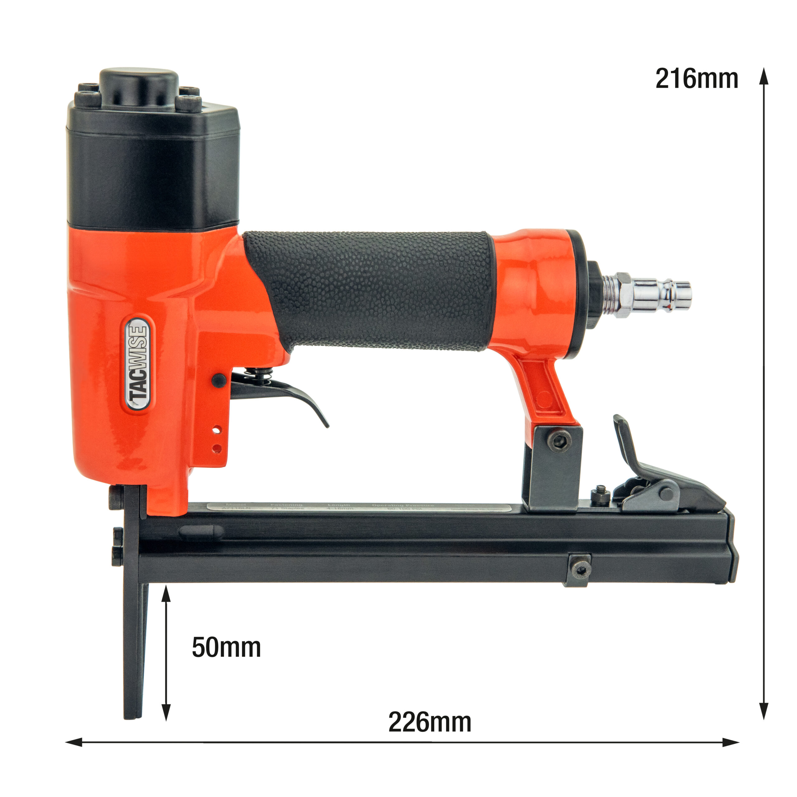 71 Extra Long Nose Upholstary Air Staple Tacker – Image 5