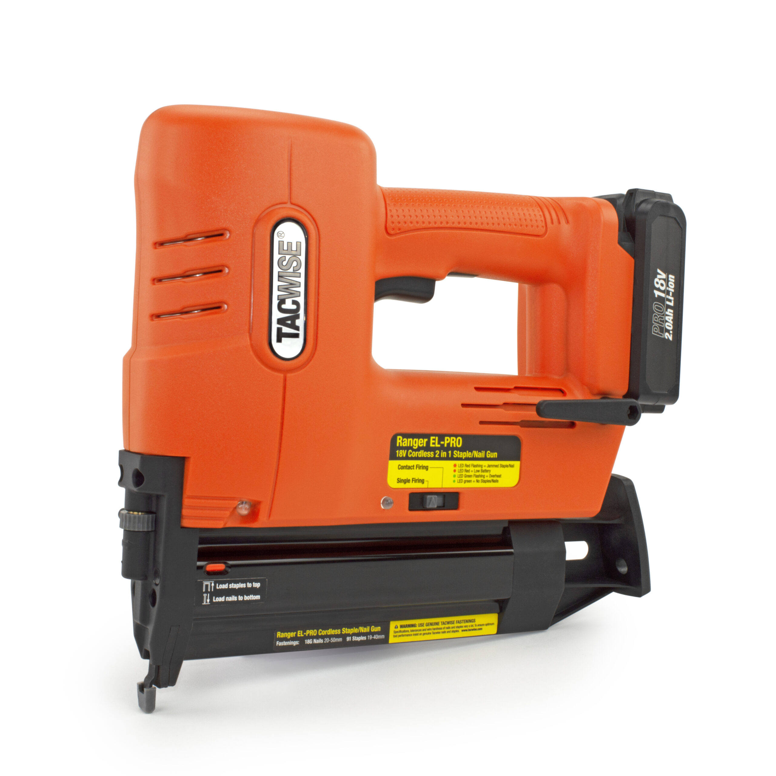 Ranger EL-PRO Cordless 18V 2-in-1 Staple/Nail Gun – Image 3