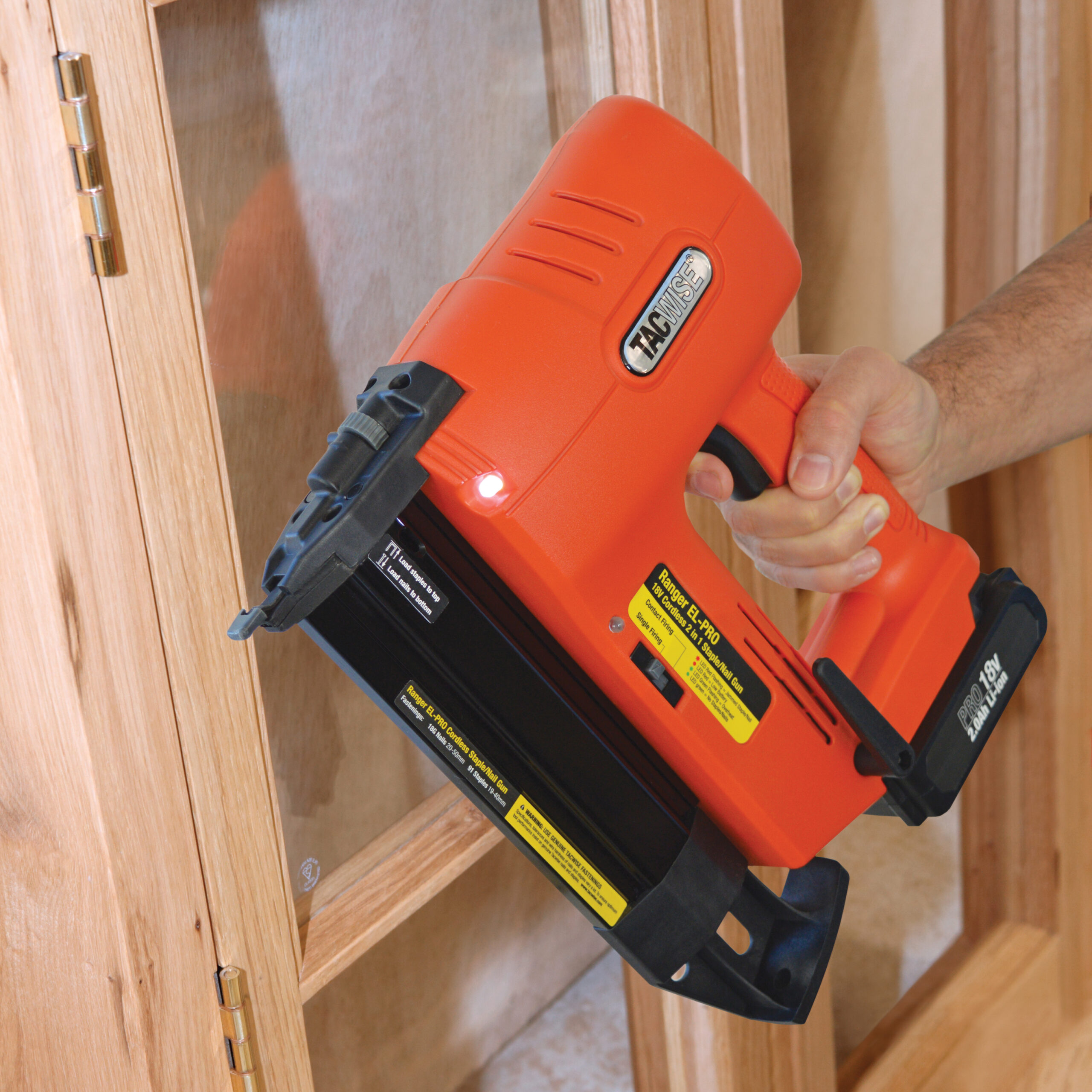 Ranger EL-PRO Cordless 18V 2-in-1 Staple/Nail Gun – Image 2