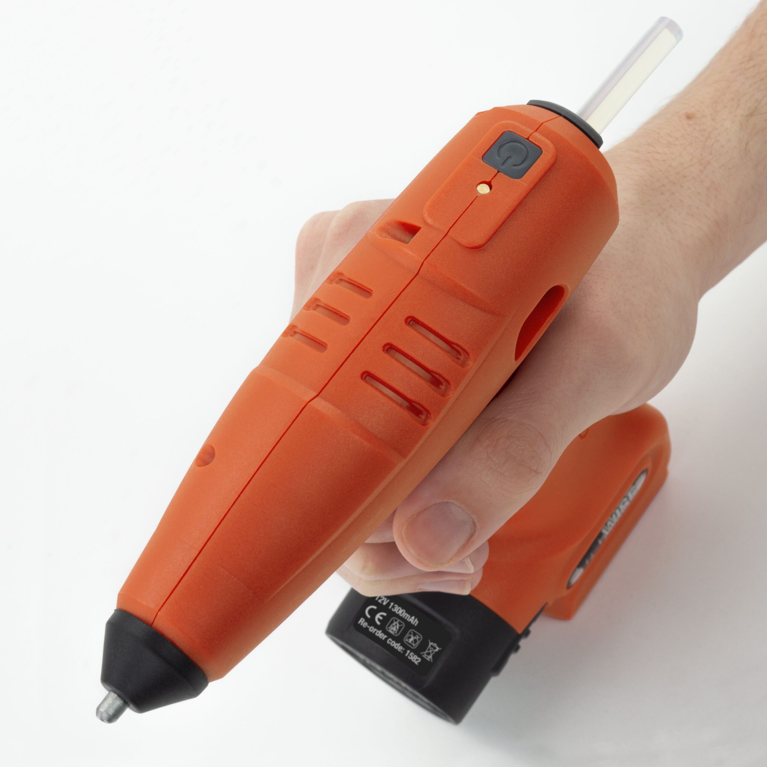 H12-7 Cordless 12V Hot Glue Gun with 30 Glue Sticks – Image 3