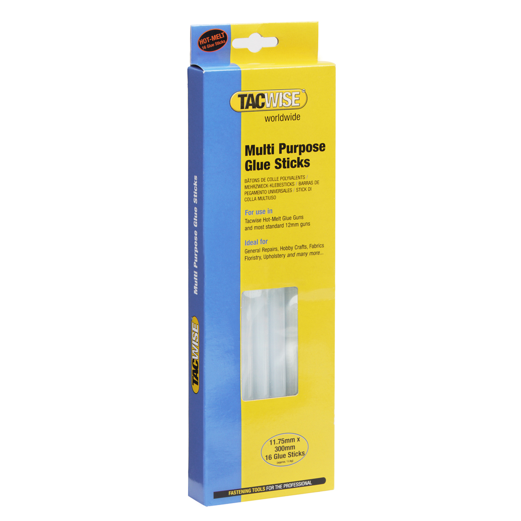 Hot Melt Multi Purpose Clear Glue Sticks, Pack of 16 – Image 2