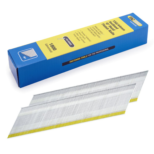Type 15G/44mm Galvanised Angled Finish Nails, D Head, Pack of 1800