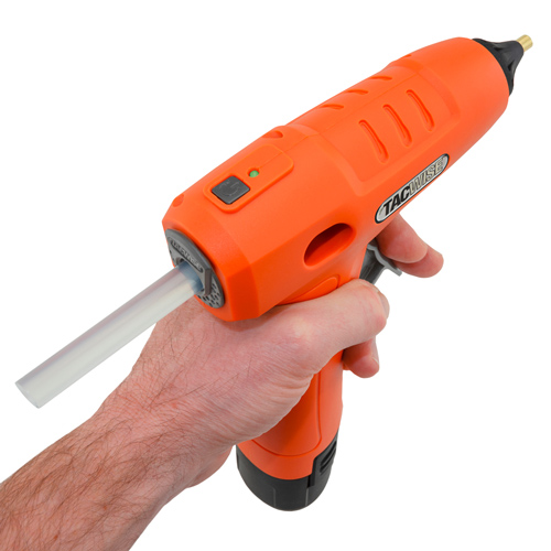 53-13EL 12V Staple/Nail Gun, H12-12 12V Hot Melt Glue Gun with Interchangeable Lithium-Ion Battery – Image 5