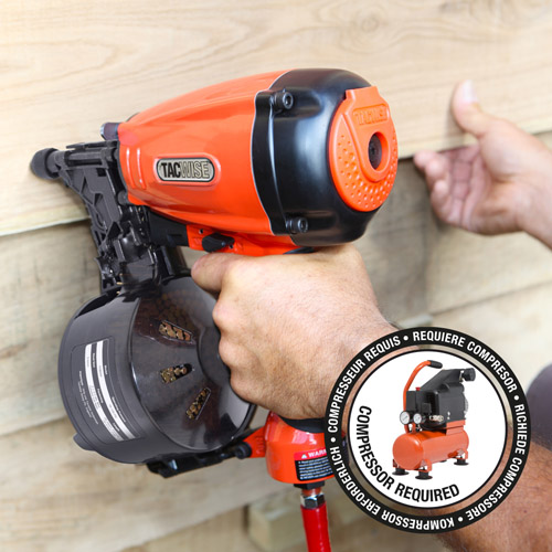 55mm Mini Air Coil Nailer with 5400 2.1/38mm Galvanised Ring Coil Nails – Image 4