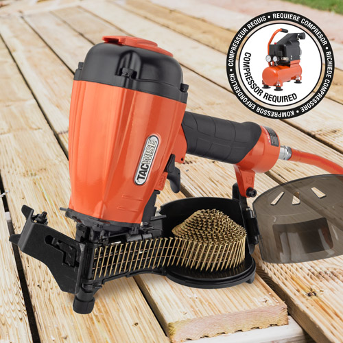 55mm Mini Air Coil Nailer with 5400 2.1/38mm Galvanised Ring Coil Nails – Image 6